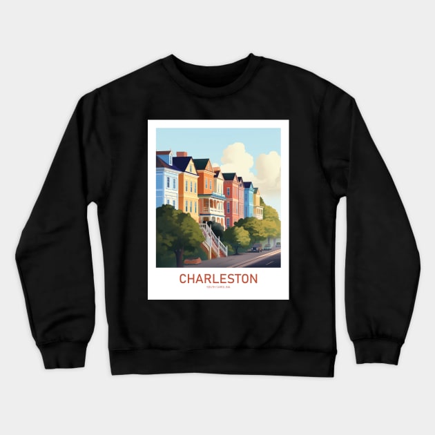 CHARLESTON Crewneck Sweatshirt by MarkedArtPrints